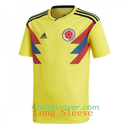 Billige Fotballdrakter Colombia VM 2018 Hjemmedraktsett Langermet